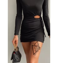 Caş Dekorasyon Üçgen ve Gül Geçici Dövme Tattoo