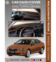 SKODA SUPER B (2015-2020) Torpido Örtüsü Ön Göğüs Halı Torpido Koruma Tam Uyum Kaymaz UV Koruma