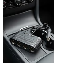 Northcity Araç İçi Güç Dağıtıcı 4 Çakmaklık 2 USB 1 Type C Şarj Ünitesi - Gelişmiş Güvenlik Sistemleri İçin