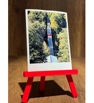 Tablo Standı Fotoğraf Tutucu Çerçeve Standı Şövale (Kırmızı)