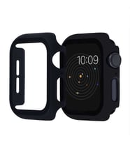 Apple Watch 42mm 1/2/3 (11/10nesil değildir) Full Kasa Korumalı Ekran Koruyucu (Siyah)