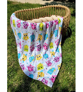 Çok Amaçlı Bambu Kız-erkek Bebek/çocuk Müslin Örtü & Battaniyesi 120x120cm DESENLİ (Çok Renkli)
