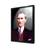 Atatürk Çerçeveli Cam Tablo