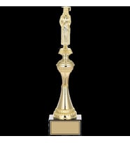 ODAK KUPA - Figürlü Kupalar - Mezuniyet Kadın Figürlü Kupalar FG-029 A - 37 cm