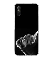 PrintiFy Xiaomi Redmi 9A ile Uyumlu Köpek 1 Kamera Korumalı Şeffaf Kılıf