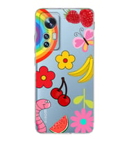 PrintiFy Xiaomi Mi 12 Pro ile Uyumlu Water Color 5  Kamera Korumalı Şeffaf  Kılıf