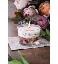 Jel Soya Wax Dogal Kokulu Cam Bardak Hediyelik Dekoratif