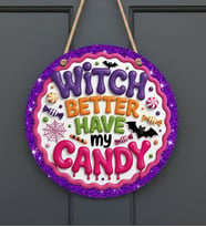 şeker candy temalı kapı süsü