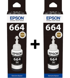 Epson 664 Serisi 2Li Siyah Mürekkep Seti