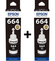Epson 664 Serisi 2Li Siyah Mürekkep Seti