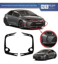 Toyota Corolla Sis Lamba Kapağı Sağ-Sol (Sisli-Siyah) 2019-2021