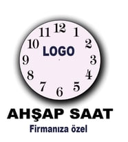 LOGOLU ahşap saat