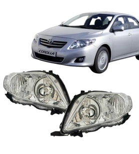 Toyota Corolla Sağ-Sol Takım Far Lambası 2007-2009