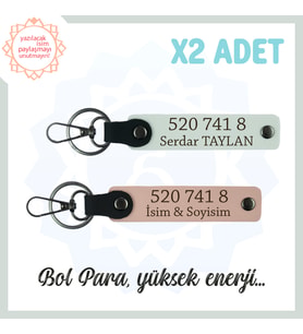 Yavru Ağzı-Beyaz, Kişiselleştirilebilir, Başarı Dolu, Hediyelik 520 741 8 Manevi Huzur Anahtarlık