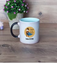 Öğretmenler Günü Hediyesi Kupa Bardak Sihirli Fotoğraflı
