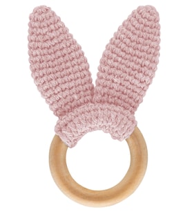 Babyjem Amigurumi Ahşap Diş Kaşıyıcı Pembe 651 (Standart)