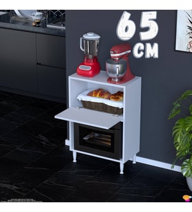 Eliusta Nova Çok Amaçlı Mutfak Modülü 65x87x32 cm Fırın Dolabı Ekmeklik ve Mutfak Düzenleyici
