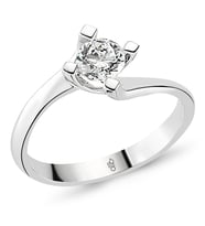 0.40 Ct Tektaş Pırlanta Yüzük  RMY503 (Çok Renkli)