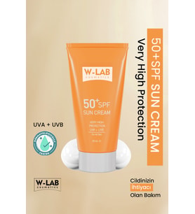 W-Lab Kozmetik Sun Cream SPF50+ Güneş Koruyucu 50 ML