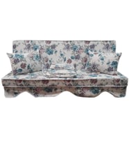MİRZADE ELİT SALINCAK MİNDERİ TAÇ SU İTİCİ KUMAŞ GRİ SÜNGER FERMUARLI KOMPLE SET-33109-01
