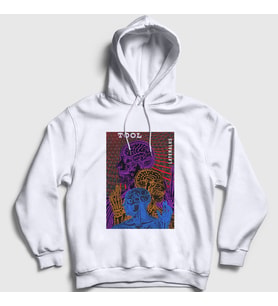 Presmono Unisex Beyaz Lateralus V2 Tool Kapüşonlu Sweatshirt 178142tt