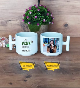 Fizik Öğretmeni Kupa Bardak T Fotoğraflı Öğretmenler Günü Hediyesi