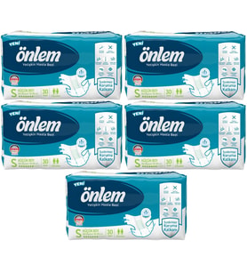 Önlem Hasta Bezi Bel Bantlı Tekstil Yüzey Small Küçük 150 Adet