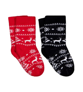 Civil Girls Snow Deer Havlu  2'li 3-11 Yaş Kız Soket Çorap - Standart