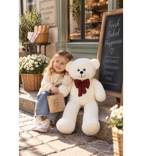 Pandamkee 80  Cm Sevgiliye Özel Hediyelik Ayı (Beyaz)