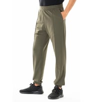 Maraton Sportswear Oversize Erkek  Lastik Paça  Basic Açık Haki Eşofman Altı 22417