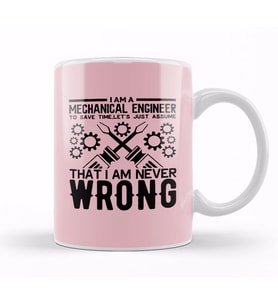 I Am A Mechanical Engineer 01 Kupa Bardak Porselen