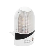 Powermaster Ql-8884 1 Watt Ledli Fotoselli Sensörlü Ledli Priz Tipi Gece Lambası Hareket Sensörlü