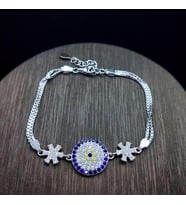 NAZAR GÖZ 925 AYAR GÜMÜŞ BİLEKLİK
