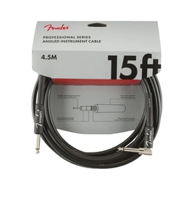 Fender Professional Kill Switch Düz/L Uçlu 4,5m Enstrüman Kablosu