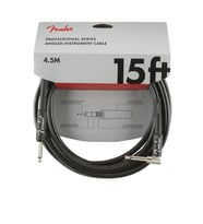 Fender Professional Kill Switch Düz/L Uçlu 4,5m Enstrüman Kablosu