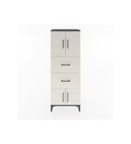 Hyperion Dolap 2 Raflı 2 Çekmeceli 4 Kapaklı 60x44x163 Antrasit-Aytaşı