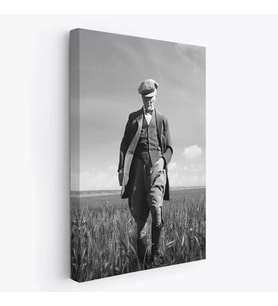 Atatürk Portre Tablosu Mustafa Kemal Atatürk Dikdörtgen Dekoratif Kanvas Tablo-FC-127