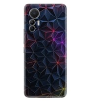 Xiaomi 12 Lite Kılıf Silikon Desen Özel Seri Renkli Prizmalar 1783