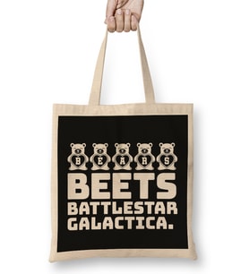 Bears Beets Battlestar Galactica 02 Bez Çanta Uzun Saplı