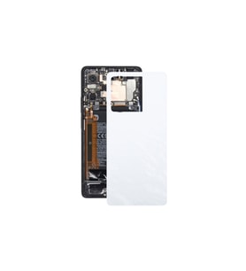 Xiaomi Redmi Note 13 5G Arka Kapak - Arka Pil Batarya Kapağı - 2312DRAABG 2312DRAABI Uyumlu (Beyaz)