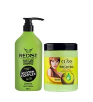 Redist Keratinli Saç Bakım Şampuanı 1000ml + Ac Class Saç Maskesi Keratinli 1000ml
