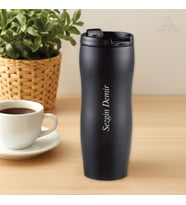 Kişiye Özel Kendin Tasarla 400 ML Siyah Termos