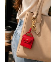 Kırmızı Mini Çanta Charm Anahtarlık Çanta Aksesuarı & iPod Tarzı Mini Cüzdan Charm