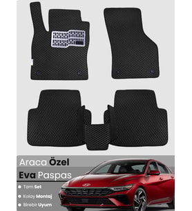 HYUNDAİ ELANTRA (2020-2025) Uyumlu EVA Paspas Tam Set–Araca Özel,Kolay Montaj,Su Geçirmez