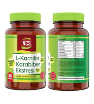 Ncs L-Karnitin Karabiber Ekstresi 60 Tablet