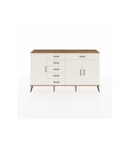 Arges Konsol 3 Raflı 6 Çekmeceli 3 Kapaklı 176x30x99 Çam-Aytaşı