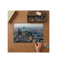 Londra Walkie Talkie binası Tasarımı 240 parça Ahşap Puzzle Ahşap Kutuda MP07417