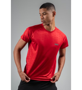 Maraton Regular Erkek Bisiklet Yaka Kırmızı T-shirt