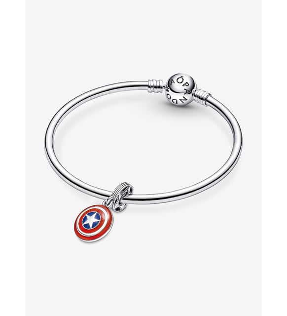 Pandora Marvel The Avengers Captain America Shield Sallantılı Charm