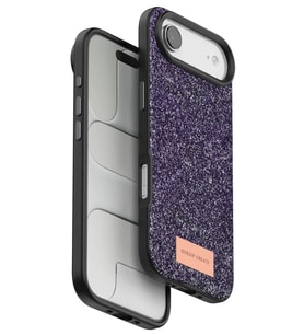 Onegif Apple iPhone 17 Air Bright Simli Kapak - Derin Mor